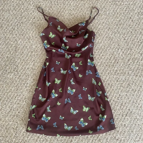 urban outfitters brown butterfly dress Chocolate Brown Calf Leather Lower Block Ankle Boot main image 0